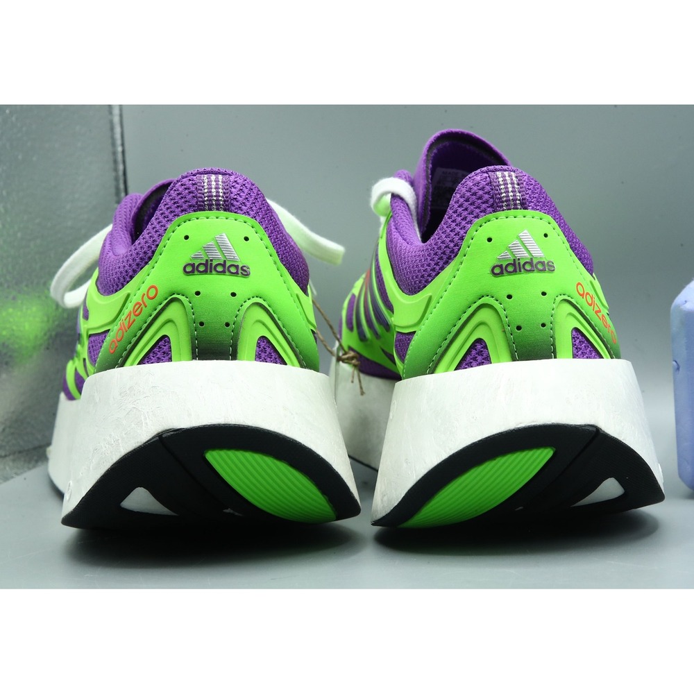 Adidas Adizero Aruku W Lucid Lime Court Purple Running Shoes JP5566 Womens 8.5 - Picture 8 of 10